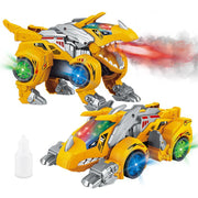 Dinosaur Transformer Car Toy with LED Light and Music