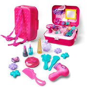 21PCS Girls Beauty Salon Dresser Make Up Toy Set