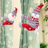 Christmas Santa Snowman Curtain Holdback Tieback Buckle Holder Decor Xmas
