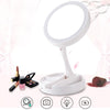21 LED Folding Double Side 10X Magnification Make Up Mirror