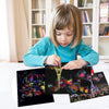 32K 50Pcs Rainbow Magic Scratch Art Paper Toy For Kids