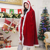 Adult Child Christmas Hooded Cloak Party Cosplay Costumes