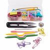 Plastic Accessories Set 56Pcs PP Box Knitting Tool Kit