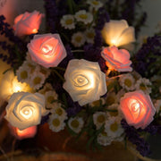 3M 20 LED Simulation Rose Lantern Fairy Lights Romantic Proposal Decoration