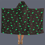 Hooded Glow-in-the-dark Cloak Children Creative Office Nap Printed Lazy Blanket