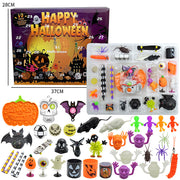 Halloween Decompression Toy Set Countdown Calendar Blind Box Funny Toys