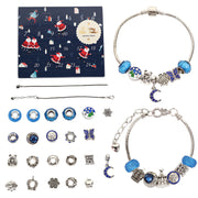 Christmas Bracelet Beaded Gift Box Children's DIY Large Hole Bead Ornament Set