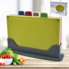 Kitchen 4PCS Plastic Cutting Board Set Classification Chopping Boards for Vegetables Meat