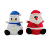 Double-sided Flip Santa Clause Snowmen Plush Toy for Kids