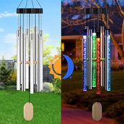 Personalized Colorful Solar Angel Wind Chime Hanging Decoration
