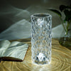 Rechargeable Diamond Touch Crystal LED Lamp for Home Decoration