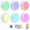 6 Packs RGB 16 Color Wireless Remote Control Night Lights