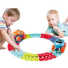 Soft Rubber Electric Roller Coaster Gravity-free Rail Car Toy for Kids