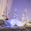 Christmas Tree Light Crystal Night Lamps for Holiday Room Decor
