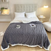 Winter Thickened Mesh Blanket Warm Fluffy Blankets Throw Blanket for Sofa Beds