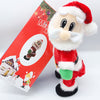 Christmas Electric Shaking Hips Santa Claus Plush Toy for Kids