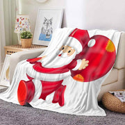 Christmas Soft Warm Double-sided Flannel Printing Throw Blanket