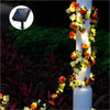20/50/100LED Solar 8 Modes Adjustable Double-color Rose Flower String Light