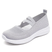 Womens Woven Breathable Mesh Soft Sole Lightweight Sneakers