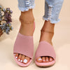 Womens Summer Casual Woven Mesh Breathable Flat Slippers