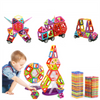 64Pcs Kids DIY 3D Magnetic Building Blocks Set Multicolor Construction Toys