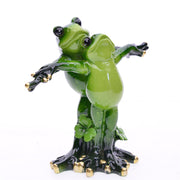 Lovers Frog Resin Miniatures Figurine for Home Garden Decoration