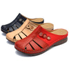 Women Soft Bottom Breathable Hollow Flat Casual Sandals