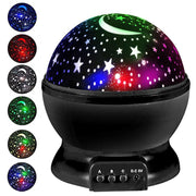 LED Rotating Starry Sky Projection Night Light for Children